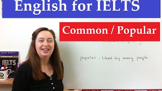 English Vocabulary for IELTS Common Popular [upl. by Bonne]