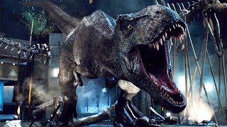 TRex vs Indominus Rex  Final Battle Scene  Jurassic World 2015 Movie Clip HD [upl. by Briana792]