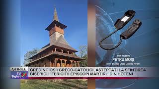 04 CREDINCIOŞII GRECO CATOLICI AŞTEPTAŢI LA SFINȚIREA BISERICII FERICIȚII EPISCOPI MARTIRI” DIN H [upl. by Wickman]