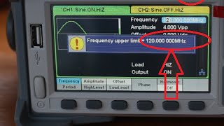 HACKING 40MHz Siglent SDG2042X generator to 120MHz  STEP by STEP tutorial [upl. by Leuneb]