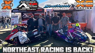 SNOWMOBILE RACING IN THE NORTHEAST IS STRIVING ADK CROSS COUNTRY  NEXC  X RACING  LETS GO RACING [upl. by Aieka]