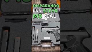 Disparo una STEYR M9 Real en POLONIA💥🇵🇱 AIRSOFT shorts noticias armasdefuego curiosidades [upl. by Rebmac]