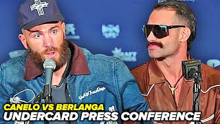 Caleb Plant vs Trevor McCumby FULL HEATED UNDERCARD Press Conference amp FACE OFFS [upl. by Jaqitsch787]