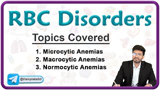 Disorders of RBCs  Robbins Pathology  Macrocytic anemias Microcytic anemias amp Normocytic anemias [upl. by Purington]