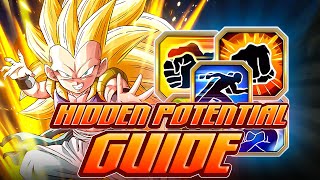 HIDDEN POTENTIAL GUIDE HOW TO BUILD SUPER EZA TEQ SSJ3 GOTENKS HIDDEN POTENTIAL Dokkan Battle [upl. by Elinnet168]