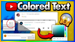 How to get COLORED text in YouTube comments tutorial Worth watching completely [upl. by Enirroc]