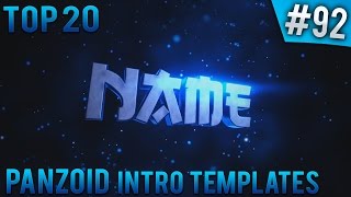 TOP 20 Panzoid intro templates 92 Free download [upl. by Aelram878]