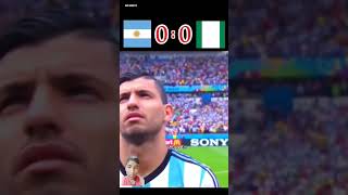 Argentine vs Nigeria in football match UkRad999 argentinaworldcup messi fifa [upl. by Max846]