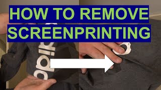 Can you Remove vinyl off a Tshirt using Acetone [upl. by Trinette828]