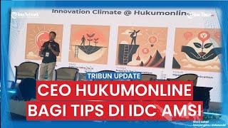 CEO Hukumonline Bagi Tips dan Pengalaman Sukses Era AI di Indonesia Digital Conference AMSI [upl. by Osber]