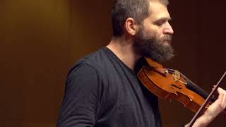 Johnny Gandelsman performs Olivia Davis new work for solo violin quotSteepedquot [upl. by Aciria932]