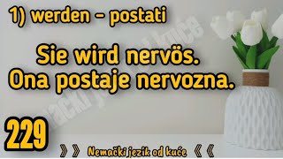 WERDEN I NJEGOVA ZNACENJA U NEMACKOM JEZIKU ■ LEKCIJA 229 [upl. by Yeslehc]