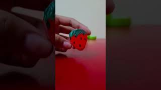 Strawberry lip balm🍓short craft crafter Aayat [upl. by Evvie]