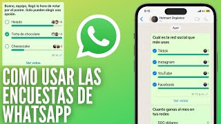 COMO HACER ENCUESTAS EN WHATSAPP TUTORIAL PASO A PASO 2023 [upl. by Anigar]