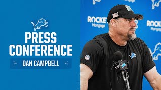 Dan Campbell Press Conference  Dec 14 2023 [upl. by Amhsirak]