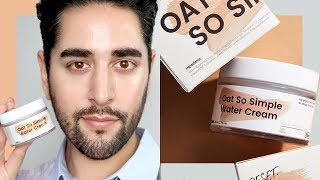 Oat So Simple Water Cream Review  Krave Beauty ✖ James Welsh [upl. by Kono]