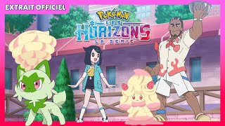 Combat Pokémon ou concours de gâteaux   La série  Pokémon les horizons  Extrait officiel [upl. by Natye]