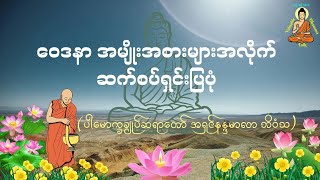 ဝေဒနာ အမျိုးအစားများအလိုက် ဆက်စပ်ရှင်းပြပုံ  Valuable Dhamma Talk [upl. by Nnelg]