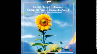 Elizabeth Wallfisch Telemann Violin Concertos Vol2 [upl. by Greenburg]