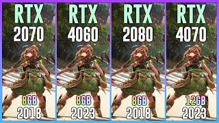 RTX 2070 vs RTX 4060 vs RTX 2080 vs RTX 4070  Test in 20 Games [upl. by Atiuqrahs167]