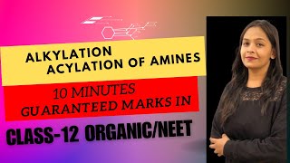 ALKYLATION AND ACYLATION OF ANILINEAMINECHEMICAL REACTION OF AMINECLASS12 ORGANIC CHEMISTRYNEET [upl. by Dollar]