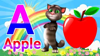 A for Apple B for Ball C for Cat D For Dog Learning Tv Phonics Song A To Z Alphabet [upl. by Leisam]