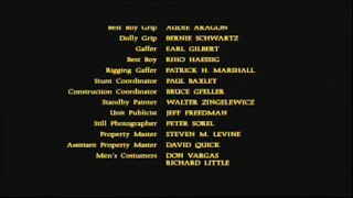 Peewees Big Adventure 1985 End Credits TCM 2023 [upl. by Eikcid]