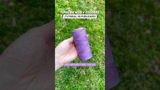 Que hilos utilizar para tejer Pulsera fácil y rápida 37 🧵 shorts [upl. by Harrell]