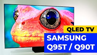 Review SAMSUNG Q95T  Q90T QLED Full Array 4K Flagship [upl. by Adnaugal]