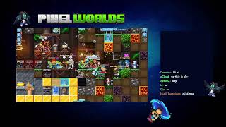 PIXEL WORLDS 3  GIVING AWAY ITEMS [upl. by Froma649]