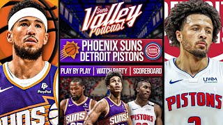 Phoenix Suns vs Detroit Pistons  LIVE Reaction  Scoreboard  Play By Play  Postgame Show [upl. by Etteniotnna]