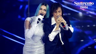 Sanremo 2024  Rose Villain con Gianna Nannini canta un medley [upl. by Isidor]