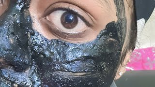 ✅Homemade charcoal peel of mask🖤 100 Organic and No preservative❎ [upl. by Adla]