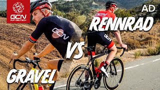 Gravelbike vs Rennrad  Schotterweg oder glatter Asphalt  Wer knipst das schönste Foto auf Zypern [upl. by Seravat750]