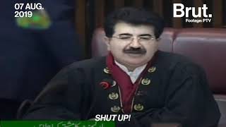 This Is How Pakistan Reacted To Article 370 In Parliament [upl. by Asselam]