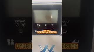 1kw hybrid Inverter solar inverters with MPPT solar controller solar solarinverter solarenergy [upl. by Jewett326]