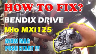 Vlog 12  How to fix Bendix Drive  Yamaha MXi 125  Master Kenworks  Ninong Arn [upl. by Ellehsyt346]