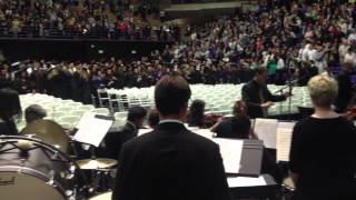 Star Wars theme played at University of Portland graduation [upl. by Ijies]