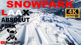 Сноупарк Лакс Абсолют парк  Snowpark Laax Absolut park [upl. by Winnick]