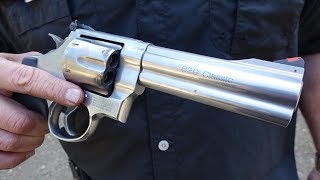 Smith amp Wesson 629 5quot 44 Magnum Revolver Review Not Recommended internal lock model [upl. by Einram870]