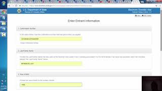 How to check the DV Visa Lottery Status 2019 [upl. by Drida]