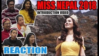 Media Students React to Miss Nepal Shrinkhala Khatiwada  Contestant Introduction Video [upl. by Atiuqrahs]