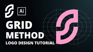 How to design a logo with grid  Adobe Illustrator Tutorial [upl. by Campball247]