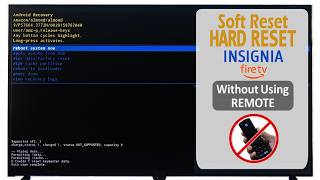 Insignia Fire TV  How To Factory Reset  Without Remote amp With Remote [upl. by Nortad]