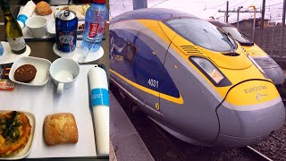 Berlin  London by HighSpeed Train in First Class Eurostar [upl. by Aniuqaoj]