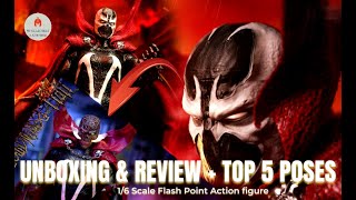 Spawn 16 Scale Figure Flash Point Hell Dominator Unboxing amp Review  Top 5 poses [upl. by Nelyk871]