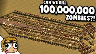 CAN WE KILL 100000000 ZOMBIES  They Are Billions Custom Map Gameplay [upl. by Yanehc]