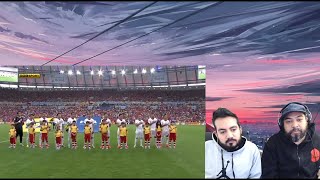 MEXICANOS REACCIONAN A HIMNO DE CHILE Y ESPAÑA EN EL MUNDIAL 2014 [upl. by Nannah]