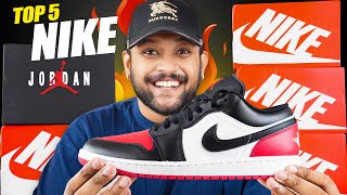 5 Best Nike Air Jordan ShoesSneaker For CollegeMen 🔥 Nike Haul Review 2024  ONE CHANCE [upl. by Yellehs]