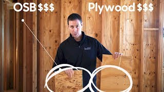 Framing  OSB vs Plywood  Whats the difference in COST AND PERFORMANCE [upl. by Jos]